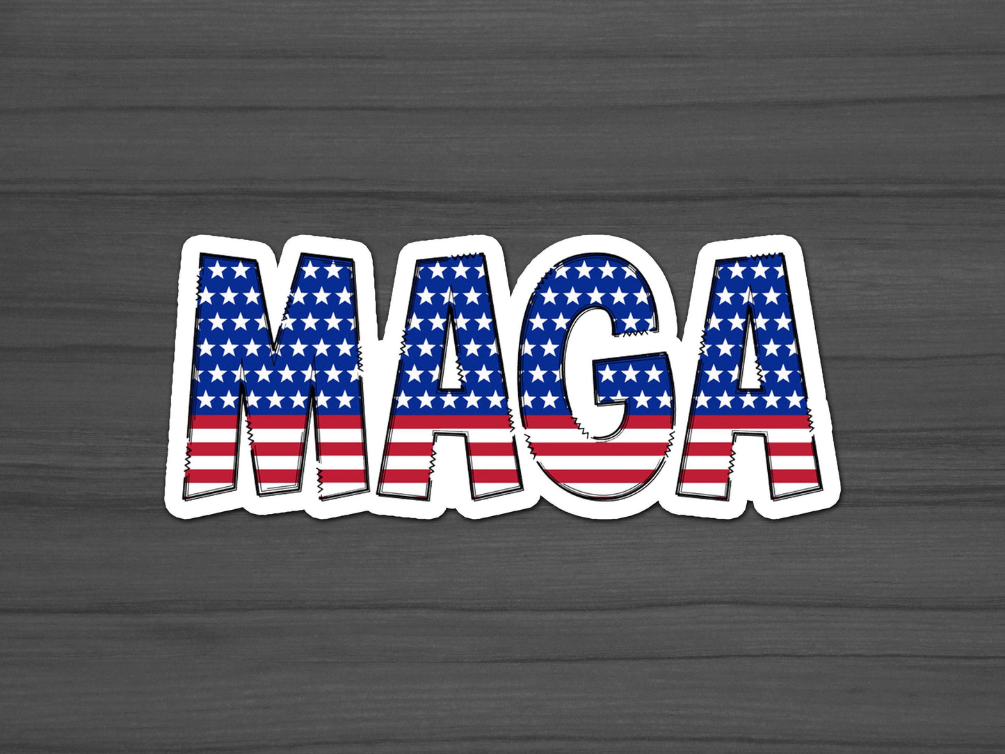 MAGA Sticker, Charlie Kirk, America Patriot Stickers, USA, True Patriot, Trump, Free Shipping
