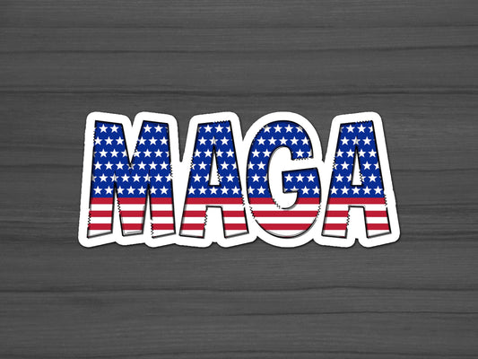MAGA Sticker, Charlie Kirk, America Patriot Stickers, USA, True Patriot, Trump, Free Shipping