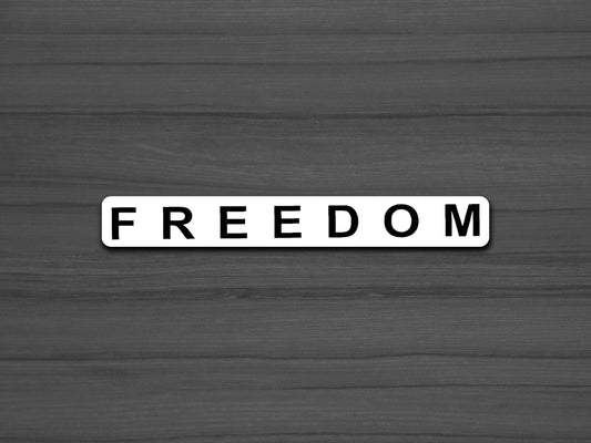 Freedom Sticker, Charlie Kirk, America Patriot Stickers, USA, True Patriot