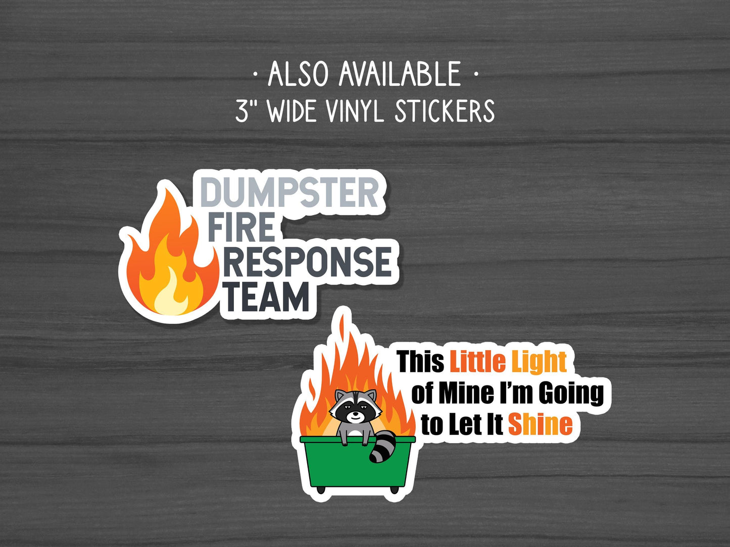Dumpster Fire Response Team Pin Button | Funny Humor Badge | 1.25" or 2.25" Sizes