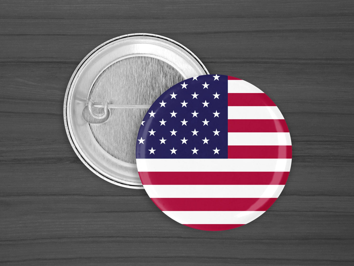 Freedom Charlie Kirk Pinback Button – Political Pin, Conservative Lapel Badge, 1.25" or 2.25"