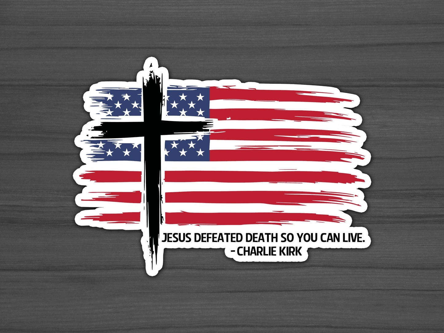 Freedom Sticker, Charlie Kirk, America Patriot Stickers, USA, True Patriot, Free Shipping