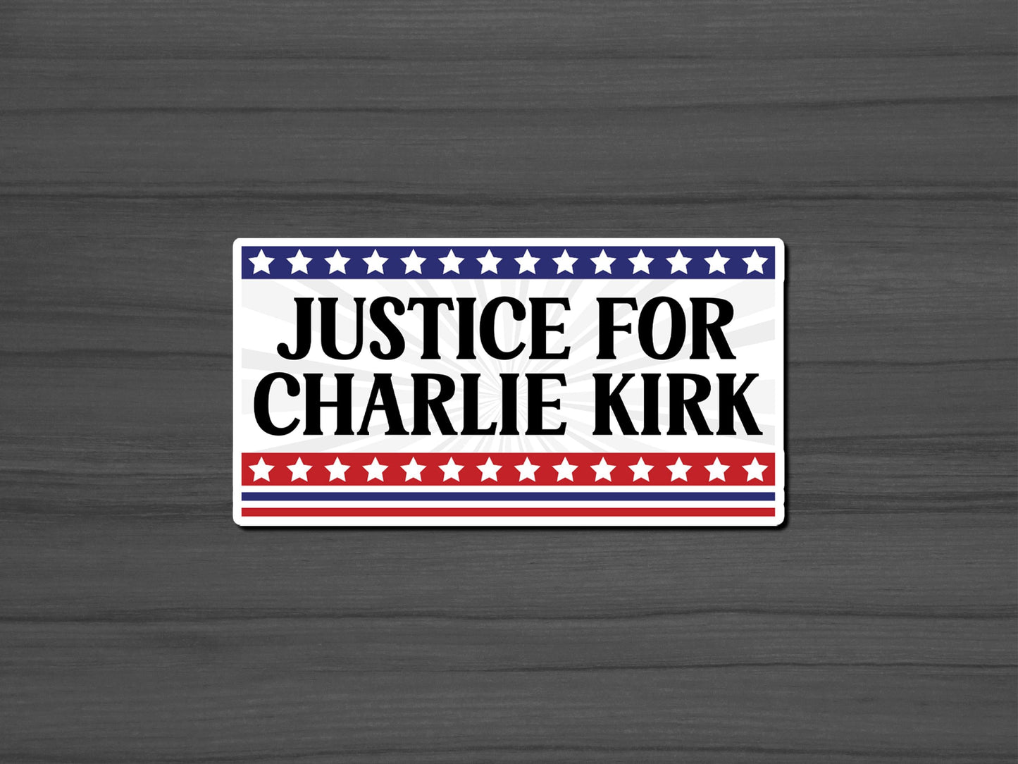 Charlie Kirk Freedom Sticker, I Am Charlie, America Patriot Stickers, USA, True Patriot