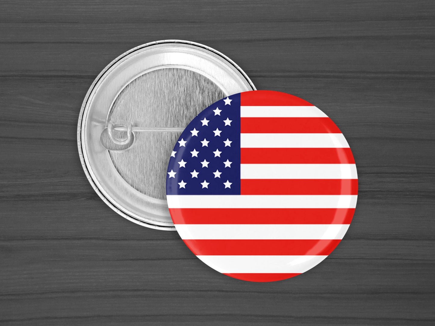 Freedom Charlie Kirk Pinback Button – Political Pin, Conservative Lapel Badge, 1.25" or 2.25"