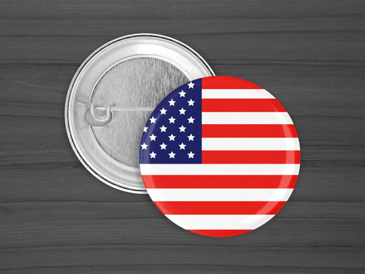 Freedom Charlie Kirk Pinback Button – Political Pin, Conservative Lapel Badge, 1.25" or 2.25"