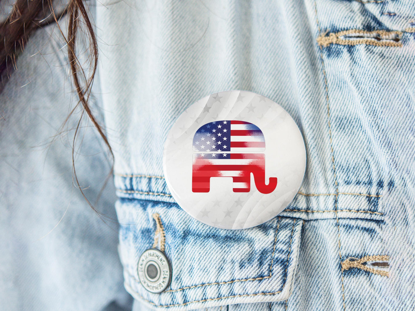 Freedom Charlie Kirk Pinback Button – Political Pin, Conservative Lapel Badge, 1.25" or 2.25"